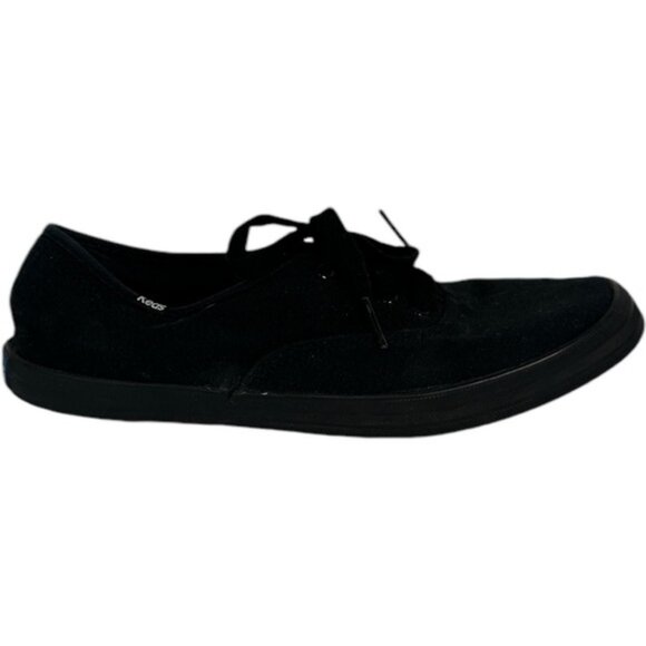 Keds Champion Black Canvas Shoes Womens Size 7 Low Sneakers WF24700 Minimalist - Picture 2 of 9